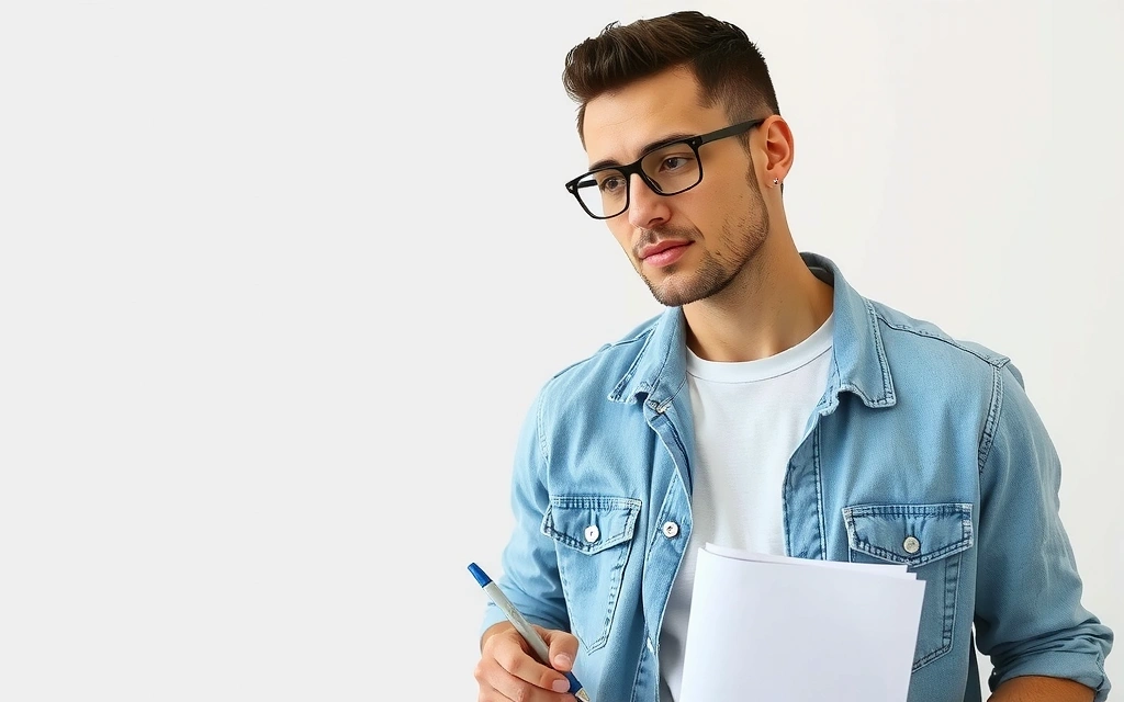 Man contemplating his health needs