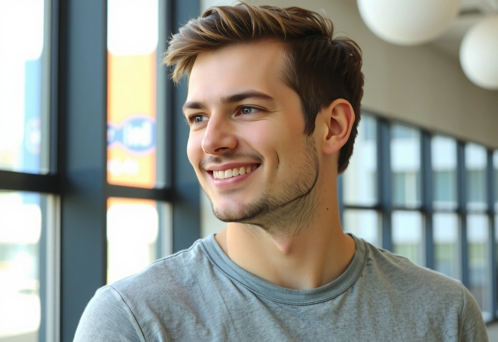 Man with renewed energy and focus